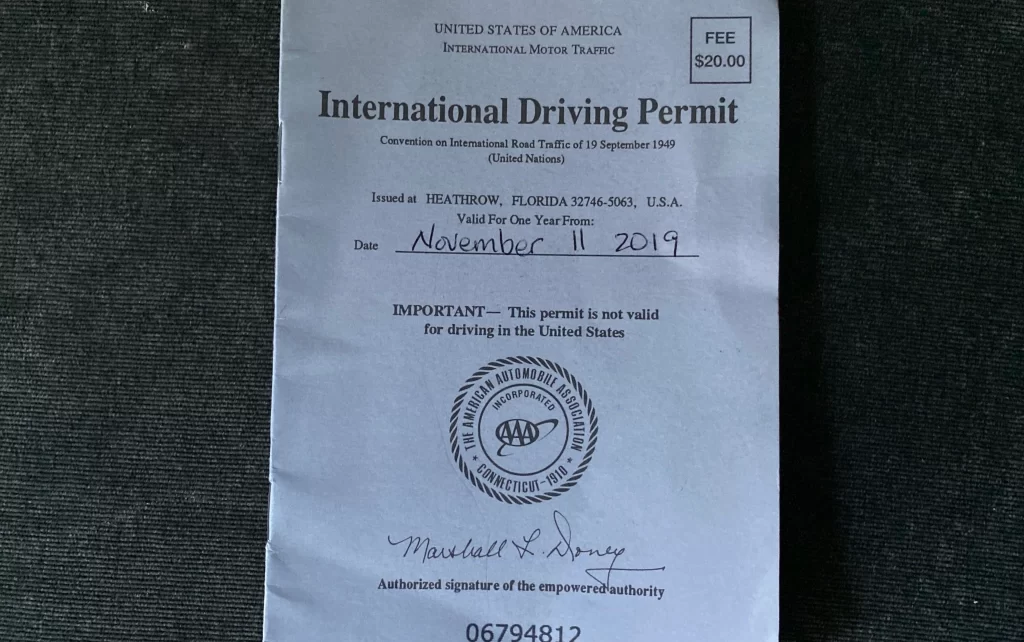 International Driving Permit